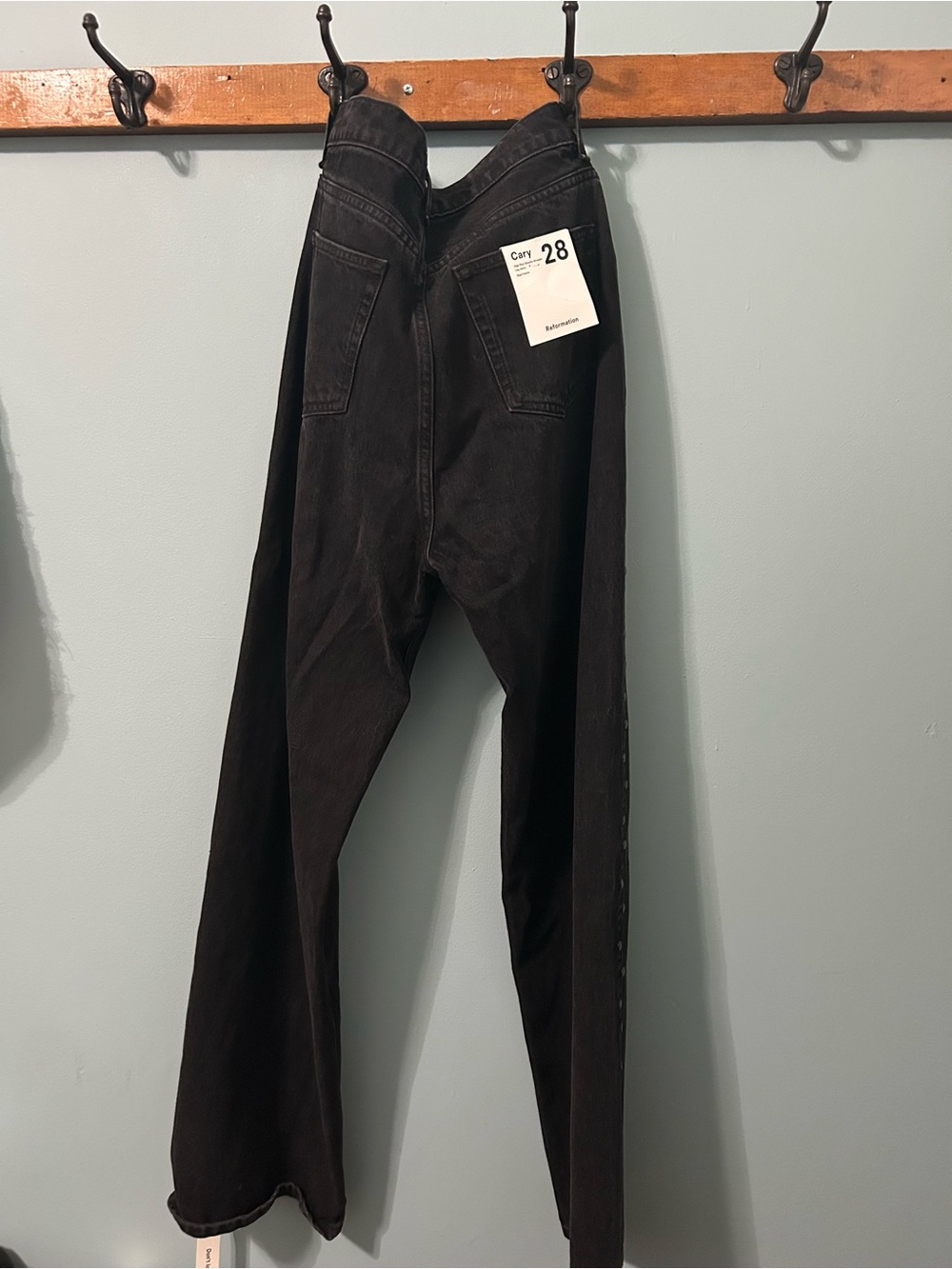 Reformation High rise slouchy straight leg jeans - Picture 5 of 5